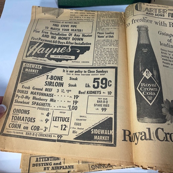 William and Mary College Virginia memorabilia 1963 - Picture 7 of 7